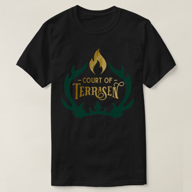 Camiseta Tribunal de Terrasen Throne of Glass (Frente do Design)
