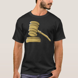 Camiseta Tribunal Gavel Juiz do Tribunal Juris Juristas