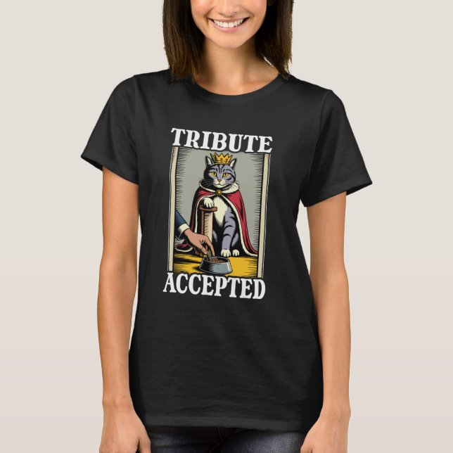 Camiseta Tributo Aceito Comedouro para Gatos Poste de Arran (Frente)