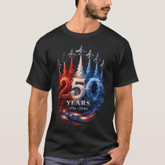 Camiseta Tributo Patriótico de 250 Anos da Aviação