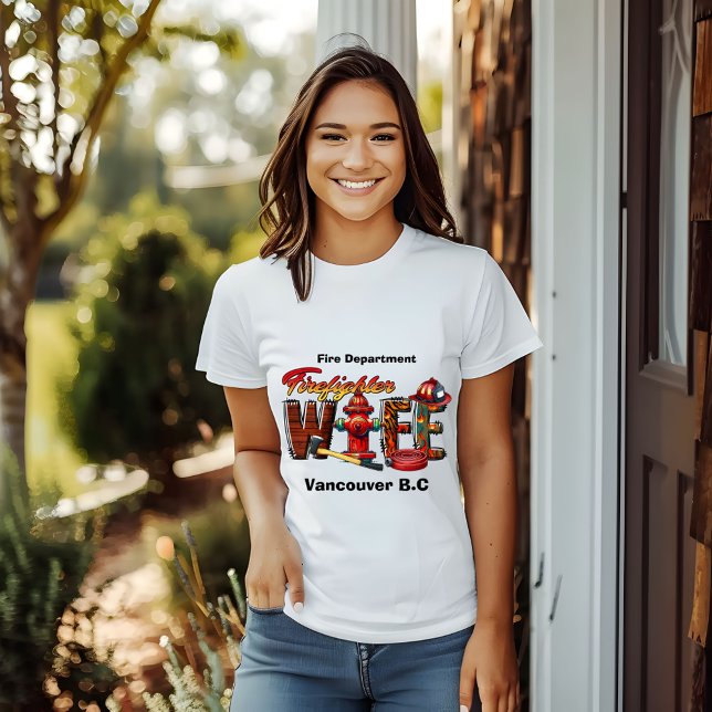 Camiseta tributo vibrante aos bombeiros (Criador carregado)