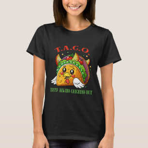 Camiseta Tributos Engraçados Meme Sarcástico Taco Trump Sem