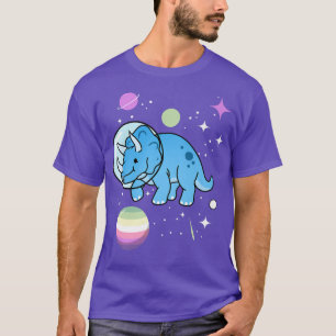 Camiseta Triceratops Astronaut Genderfae Pride