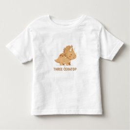 Camiseta Triceratops Café – Cute Dinosaur Coffee Illustrati