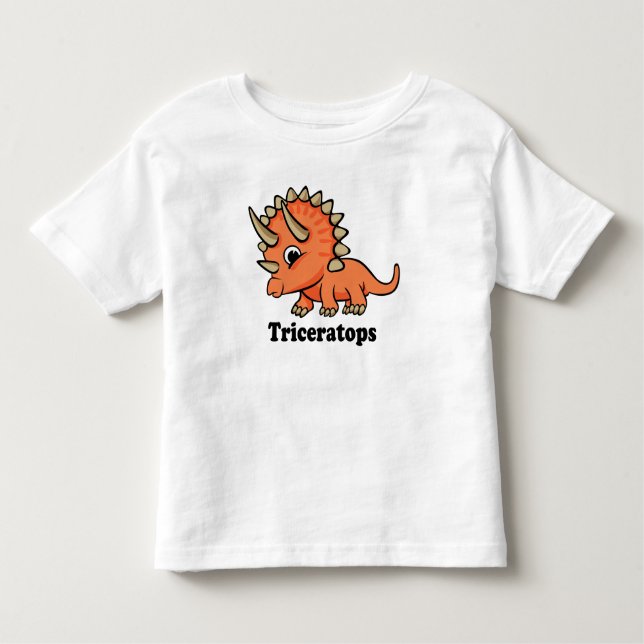 Camiseta Tricerátops Dinossauro Cinto (Frente)