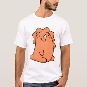 Camiseta Triceratops Dinossauro Kawaii