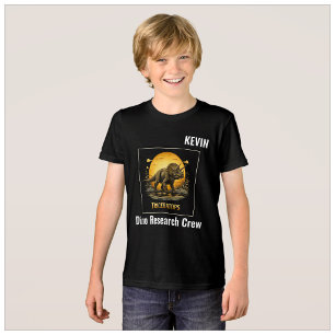 Camiseta Triceratops Dinossauro Pré-Histórico Lua