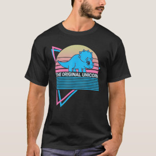 Camiseta Triceratops Pai De Dinossauro Retro Pop Tricera