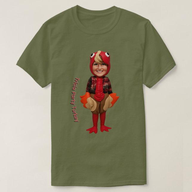 Camiseta Tricia Party Turkey (Frente do Design)