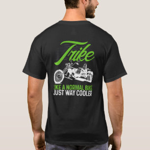 Camiseta Triciclo de Motocicleta Como Uma Bicicleta Normal