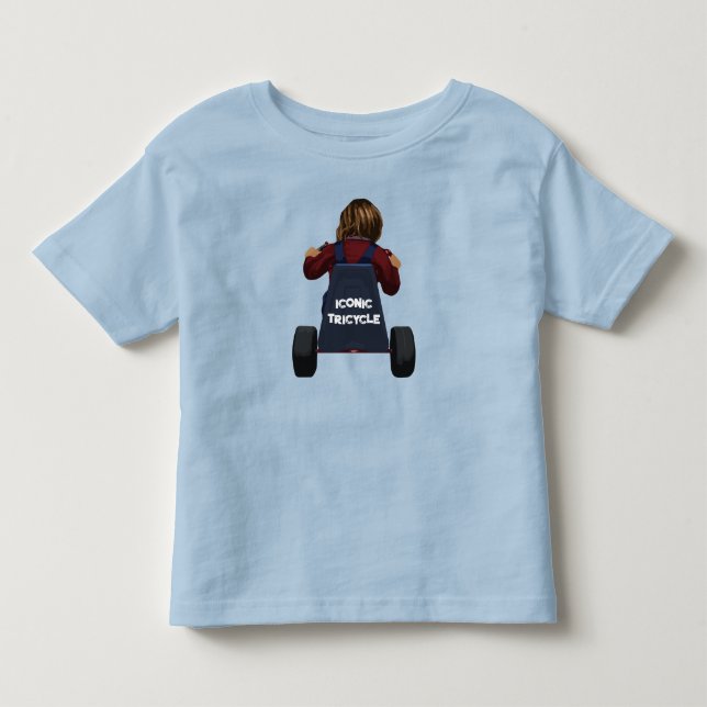 Camiseta Triciclo Icônico Bebê Menino Menina Halloween 2023 (Frente)