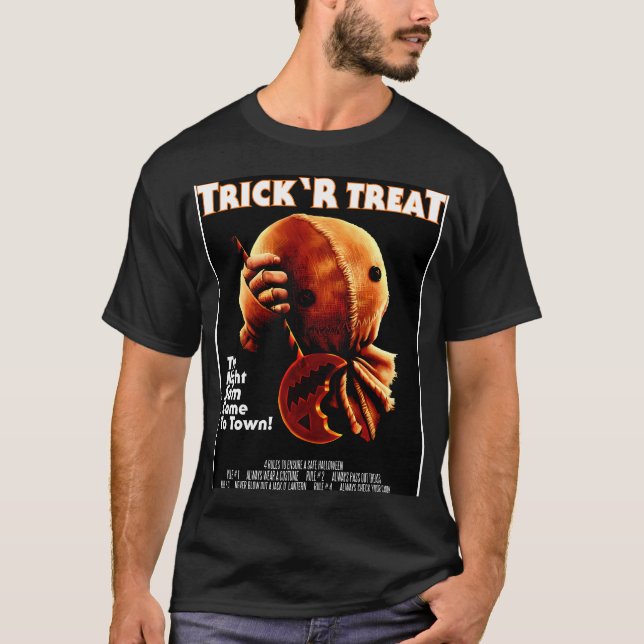 Camiseta Trick 39R Treat Halloween Mashup (Frente)