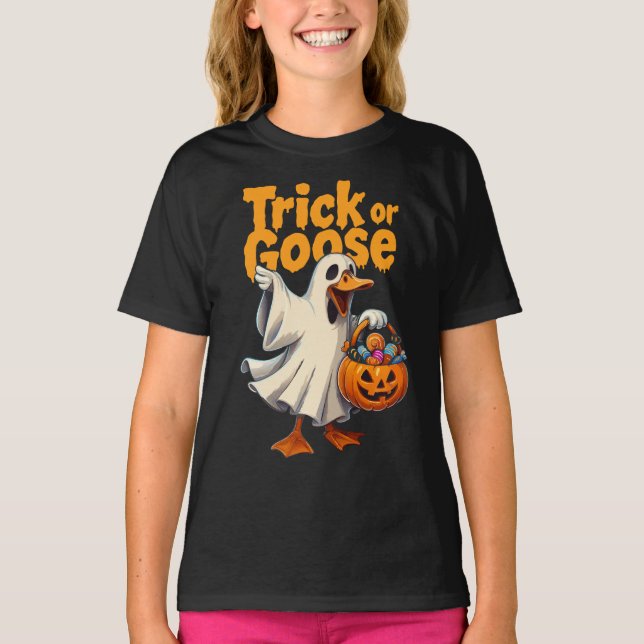 Camiseta Trick or Ganso Halloween Ganso (Frente)