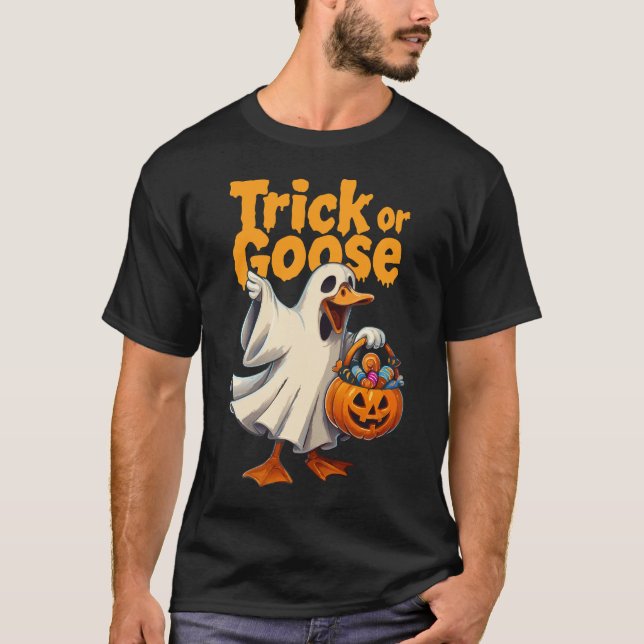 Camiseta Trick or Ganso Halloween Ganso (Frente)