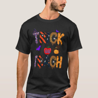 Camiseta Trick Or Teach  Fantasia de Halloween para Profess