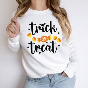 Camiseta Trick or Treat Design de Texto Halloween