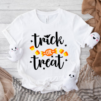 Camiseta Trick or Treat Design de Texto Halloween