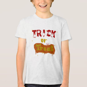 Camiseta Trick or Treat Engraçado Boo Halloween