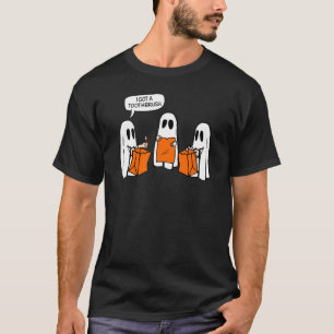 Camiseta Trick Or Treat Faça Você Mesmo Preguiçoso de Hallo