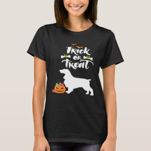 Camiseta Trick Or Treat Field Spaniel Dog Halloween Costume