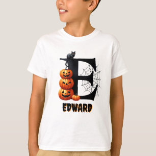 Camiseta Trick or Treat Fofo E Inicial Halloween