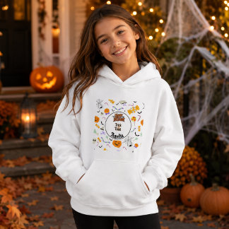 Camiseta Trick or Treat Personalizado Fofo de Halloween