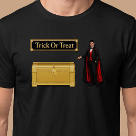 Camiseta Trick Or Treat Vampiro Halloween