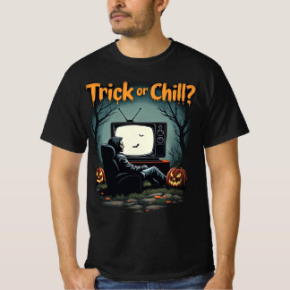 Camiseta Trick ou Chill Halloween's Day Horror Vibes Men