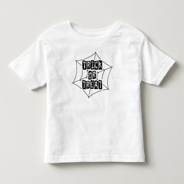 Camiseta Trick ou trata, Halloween Toddler (Frente)