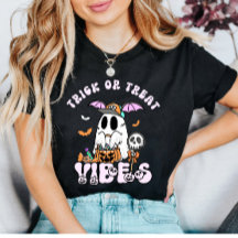 Trick ou Tratar as Vibes Retro Ghost & Candy Hallo