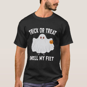 Camiseta Trick ou Tratar Cheira Meu Feet Engraçado Cabelo d