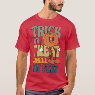 Camiseta Trick ou Tratar Cheira Meus Filhos de Dia de as Br