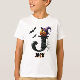 Camiseta Trick ou Tratar Cute J Primeiro Dia das Bruxas