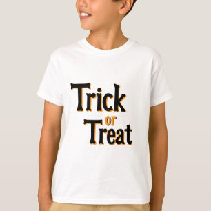 Camiseta Trick ou Tratar Design de Halloween - Spooky & Fun