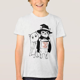 Camiseta Trick ou Tratar o Fantasma da Bruxa de Halloween
