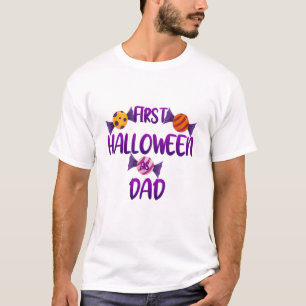 Camiseta Trick ou Tratar para os Pais Primeiro Halloween Co