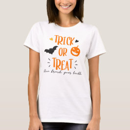 Camiseta Trick ou Tratar saúde dentária Camisa-do-Halloween
