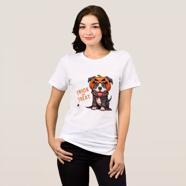 Camiseta Trick ou trate - a escolha é sua! (Frente Completa)