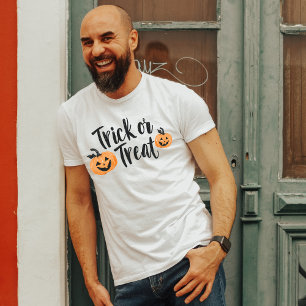 Camiseta Trick ou Trate abóboras bonitinhas no Dia das Brux