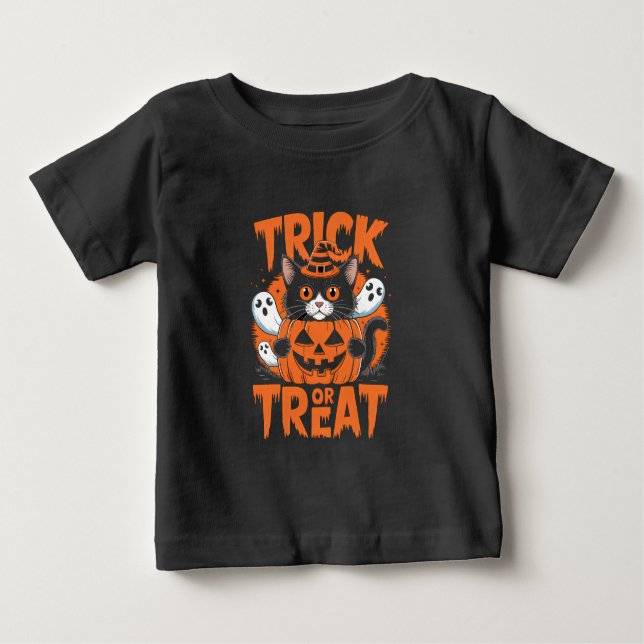 Camiseta Trick ou trate Halloween (Frente)