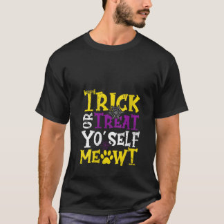Camiseta Trick ou Trate-Se A Mato De Gato De Gato