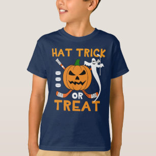 Camiseta Trick ou Treat de Hóquei no Halloween