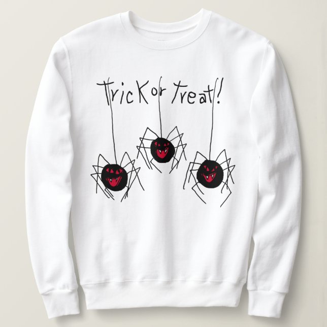 Camiseta Trick ou Treine Aranhas (Frente do Design)