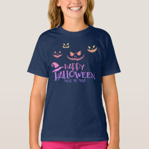 Camiseta Trick ou Treine o Figurino Feliz de Halloween para