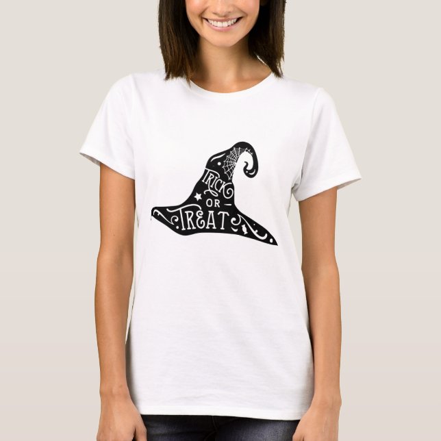 Camiseta Trick ou Treine o Halloween (Frente)