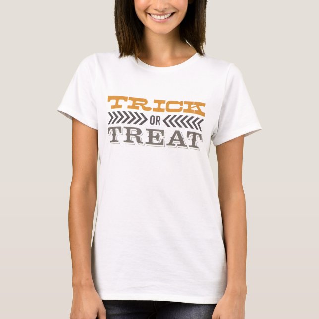 Camiseta Trick ou Treine o Halloween (Frente)