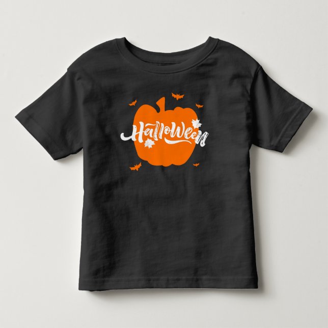 Camiseta Trick ou Treine Pumpkin Feliz Dia das Bruxas (Frente)