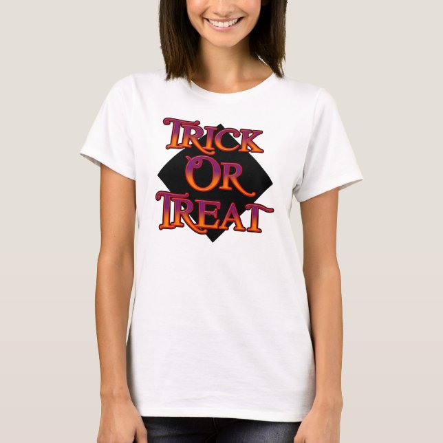 Camiseta Trick ou Treine T Shirt (Frente)