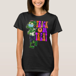 Camiseta Trick ou Treine Zombie do Halloween