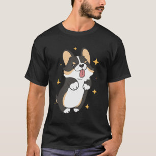 Camiseta Tricolor Corgi Escuro